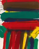 Markus Prachensky, Umbria, 1986, acrylic on canvas; unframed