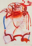 Jürgen Messensee, Untitled, 1989, mixed media on paper; framed
