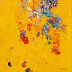 Malva (Omar Hamdi) Malva, Untitled, 1991, oil on canvas; framed