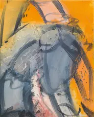 Josef Mikl, Untitled, 1982, oil on canvas; unframed