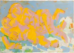 Otto Muehl, Untitled, 1983, oil on canvas; unframed