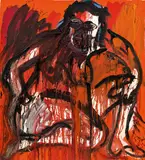 Otto Muehl, Untitled, 1985, oil on canvas; unframed