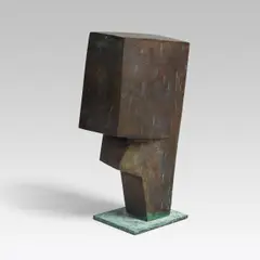Josef Pillhofer, Head ("Schmaler Kopf"), 1960, bronze