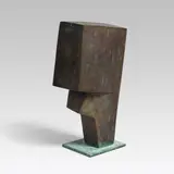 Josef Pillhofer, Head ("Schmaler Kopf"), 1960, bronze