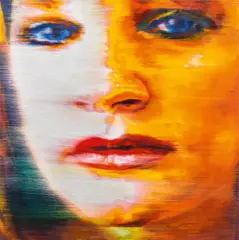 Martin C. Herbst, Portrait, 2004, oil on metal; unframed