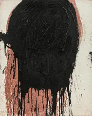Untitled by Hermann Nitsch, 2000, oil on canvas; unframed, sold Jun 2019