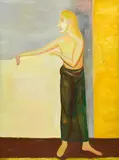 Hubert Schmalix, Untitled, 1987, oil on canvas; unframed