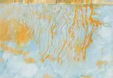 Gottfried Salzmann, Spiegelung im Wasser, watercolour on paper; framed