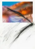 Arnulf Rainer, Untitled (Painters Photography), mixed media, photo collage on paper; framed