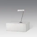 Franz West, Passstück (Microphone and lectern), 2006, plaster, metal, dispersion