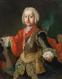Joh. Michael Militz, Portrait of emperor Joseph II. at the age of 7, 1748, oil on canvas
