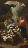 Paul Troger, Death of Saint Joseph, oil on canvas