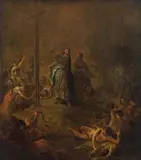 Nehushtan by called Kremser-Schmidt Martin Johann Schmidt, oil on canvas, sold Apr 2019