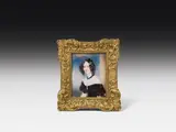 Moritz Michael Daffinger, Portrait of countess Kaunitz, miniature painting on ivory