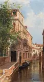 Antonietta Brandeis, Venetian canal with Palazzo Wan Axel