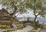 Antonietta Brandeis, View of Rome from the oak forest of Torquato Tasso