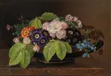 Johan Laurentz Jensen, Flower still life with primroses