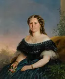 Josef Girsik, Sophie Winter, née v. Raith, 1869, oil on canvas