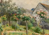 Marie Egner, Rose garden in Strass in Strassertal