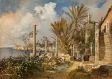 Marie Egner, Corfu, c. 1891, oil on panel