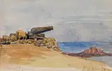Marie Egner, Sheeps near the cannon in S. Mathieux "Krieg and Frieden