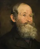 Franz Defregger, Portrait of a man