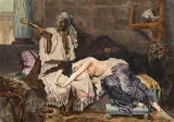 Fr. Schaupp, Othello and Desdemona, Oil on canvas