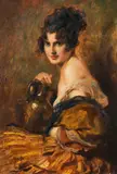 Leopold Schmutzler, Young woman with a jug