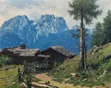 Karl Ludwig Prinz, View of the Lienz Dolomites