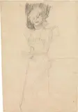 Gustav Klimt, Study for the portrait of Sonja Knips
