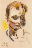 Anton Faistauer, Portrait head