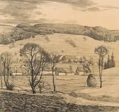 Josef Stoitzner, From the southern Wienerwald, c. 1920, pencil on paper