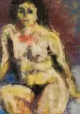 Karl Stark, Seated female nude