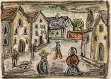 Franz von Zülow, Village square