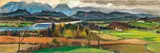 Harald Scheicher, Autumn landscape near Neudenstein, 2002, oil on canvas, unframed