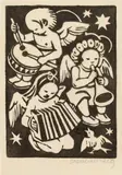 Norbertine Bresslern-Roth, Mixed lot: four prints "Weihnachten