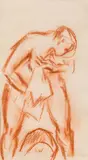 Rudolf Wacker, Standing nude at her toilette