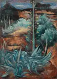 Joseph Floch, Agaves in Collioure II, 1927, oil on canvas