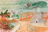 Kurt Moldovan, Apulien, 1972, watercolour on paper, unframed