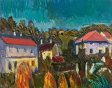 Josef Dobrowsky, View of a village