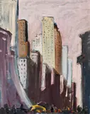 Georg Eisler, New York, 1979, oil on canvas