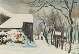 Ernst Huber, Winter landscape