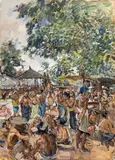 Carl Fahringer, Market in Bali