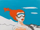 Berenice Darrer, Die Freundin, 2003, oil on canvas; unframed