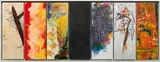 Robert Kabas, Untitled (Septichon), 1992, mixed media on canvas; framed