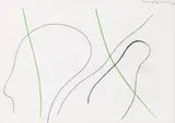 Oswald Oberhuber, Untitled, 1986, mixed media on paper; framed