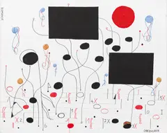 Oswald Oberhuber, Romance, 2011, acrylic on canvas; unframed