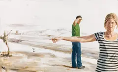 Bernard Ammerer, Möglichkeit 4, 2006, oil on canvas; unframed
