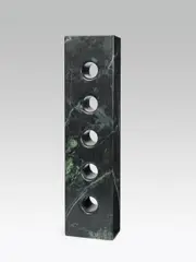 Karl Prantl, Stone for meditation, 1979-81, serpentine green