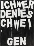 Zenita Komad, Ich werde nie schweigen, 2005, oil on canvas; unframed